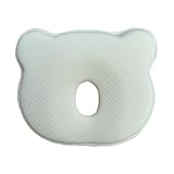 champracer Babykissen Kopfkissen, Kinder Kissen, Neugeborene Memory Foam Reisekissen, Babykissen Gegen Plattkopf, Mini Kissen für Baby Kleinkinder Nacken Lenden und Kniestütze (Beige)