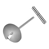 PEPLAYTAL Edelstahl Obstentkerner Großer Obstkernentferner Apfelschneider und Birnenentkerner Küchenhelfer Einfach zu Reinigen Robust Langlebig für Obst und Gemüse