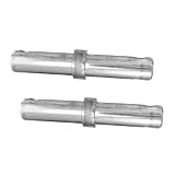 NIYANGLE 2 Stück Gerüstkupplung Verzinkt Robustes Verbindungselement mit Sicherungsstift Passend für Baugerüste Einfach Montierbar Hohe Stabilität und Flexible Anpassung bei Bauprojekten