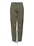 ONLY Damen Cargohose ONLSELINA HW Cargo Pant PNT (DE/NL/SE/PL, Bundweite & Schrittlänge, XL, 32, Kalamata)