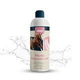 nimo® Pferde Shampoo sensitiv | ohne Duftstoffe & pH-Neutral mit Kollagen | für alle Pferderassen und Sensible, allergische Pferde | für bessere Kämmbarkeit & glänzendes Fell, 100% tierleidfrei