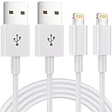 iPhone Ladekabel,Lightning Kabel [2Pack1M] MFi-Zertifiziert iPhone Kabel iPhone USB Kabel Für Apple iPhone 14 13 Pro Max Mini XS XR X 8 7 6 6s Plus 5 SE, iPad Air(Weiß)