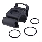 Uhrenhalterung für Fahrradlenker, Silikon, passend für Garmin für Polar TICWATCH Smartwatches Bänder unter 35 mm, verstellbare Dehnung