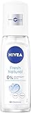 NIVEA Fresh Natural Deo Zerstäuber, Deospray ohne Aluminium (ACH) mit sanfter Pflege, antibakterielles Deodorant mit 48h Schutz & einzigartiger INFINIFRESH Formel (75 ml)