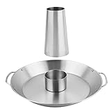 Hähnchenbräterständer – Bierdosenhalter Aus Edelstahl, Vertikaler Grillständer | Räuchergrill--Zubehör Mit Griffen, Spülmaschinenfest, Zum Kochen Im Freien, Grill-Werkzeug, Langlebiges Küchengerät