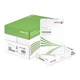 Xerox Recycled Papier - ISO 70, A4 80 g/m² - Kopierpapier für Laserdrucker und Kopierer - aus 100% Altpapier - 1 Karton, 5 Pakete, 2.500 Blatt