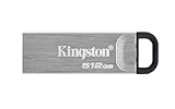 Kingston DataTraveler Kyson USB 3.2 Gen 1 USB-Stick 512GB - Mit stilvollem, kappenlosem Metallgehäuse