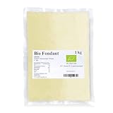 Bio Fondant 500g zum Formen von Figuren, Blumen und Buchstaben geeignet, Modellierfondant, Rollfondant, ohne Palmöl, glutenfrei und vegan