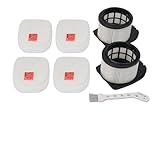 Violiica Ersatzfilter-Set für Shark IZ400, IZ420, IZ400UK, IZ400UKT, IZ420UK, IZ420UKT DuoClean schnurloses Staubsauger, 2 Nachfilter, 4 Schaumstofffilter, 4 Filzfilter mit Bürste