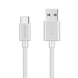 MaGeek® Super lang USB Typ C Kabel auf USB 2.0 [3,0 Meter] für Samsung Galaxy S8, S8 Plus, Nexus 6P, LG G6, neues MacBook, Google Pixel XL, OnePlus und mehr [Weiß]