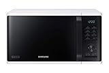 Samsung MS2AK3515AW/EG Mikrowelle, 800 W, 23 ℓ Garraum, 48,9 cm Breite, Quick Defrost, 29 Automatikprogramme, Weiß