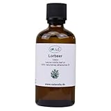 Sala Lorbeerblätteröl Lorbeeröl Aroma ätherisches Öl naturrein 100 ml Glasflasche