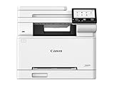 Canon i-SENSYS MF664Cdw – 3-in-1 Drahtloser WLAN-Farblaserdrucker – Drucken, Kopieren, Scannen in A4 – 21 Seiten/Min., LCD-Touchscreen – WLAN-Verbindung, Scan-to-Cloud – Büro-Drucker