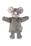 Sterntaler 3622458 Kinder Handpuppe Maus - weiches Kinder Spielzeug zum Puppentheater, Erzählen, Kuscheln & Sprachförderung – perfekter Spielkamerad & Geschenkidee, grau