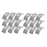 VALICLUD 20 Stück Teiliges Halterungen für Vertikaljalousien Korrosionsbeständige Klemmen mit Federclips Einfache Montage Ersatzteile für Lamellen Vorhang und Plissee Klemmträger