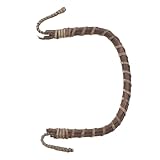 NUOBESTY Rattan Teekannengriff U Förmig aus Metall und Geflochtenem Rattan Ersatzgriff für Keramik Teekanne Handgefertigtes Kesselzubehör für Zuhause und Teestuben