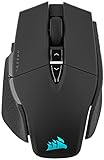 CORSAIR M65 RGB ULTRA WIRELESS Tunable FPS Gaming Mouse - 26.000 DPI - Sub-1ms Wireless - Gewichtssystem - Bis zu 120 Std. Akku - iCUE Kompatibel - PC, Mac, PS5, PS4, Xbox - Schwarz