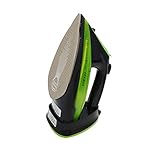 SOKANY AJ2085 Cordless Steam Iron Bügeleisen Dampf, Kabelloses Dampfbügeleisen, 2400 Watt, 370ml Wassertank, Schnurlos Dampfbügeleisen inkl. Basisstation, Keramik-Bügelsohle (Green)