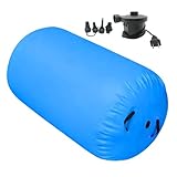 Générique Aufblasbare Gymnastikrolle – Lufttrainingsgerät, Federtrainer mit Pumpe, Balance-Werkzeug | lebenswichtige Übungsausrüstung für den Tanz zu Hause