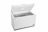 METRO Professional Gefriertruhe GHF2300, 300 L, 95 W, Tiefkühltruhe, 1 Korb, Türschloss, Temperaturalarm, Rollen, Weiß