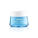 VICHY Reichhaltige Gesichtscreme für trockene bis sehr trockene Haut, Aufpolsternd und beruhigend, 48 Stunden Feuchtigkeit, Mit Hyaluron und pflanzlichem Zucker, Aqualia Thermal, 50 ml