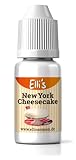 Ellis Aromen New York Cheesecake Lebensmittelaroma flüssig für Lebensmittel und Flüssigkeiten, zum Backen, Kochen, wie für Porridge und Quark - kalorienarm