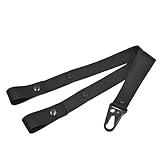 Cheerleader Rucksackträger – Nylon Cheer Bag Holder, Secure Adjustable Strap, Lightweight Accessory with Travel Frienly | Bow Holder, Cheer Gear for Kids, Sports, Events, Parties, Practice, Schwarz