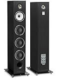 TRIANGLE – Hi-Fi-Standlautsprecher Australe EZ – 3-Wege – Belastbarkeit 150 W – Wirkungsgrad 92,5 dB/W/m – Vielseitig für Musik und Heimkino – 200 x 1130 x 370 mm – Aschschwarz (Paar)