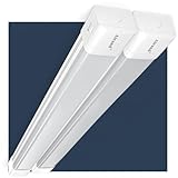 2 Stück Feuchtraumleuchte LED 90CM, Kellerlampe 30W 3000LM, GaragenLampe Kaltweiss 5000K, Röhre Lampe IP66 Wasserfest, Werkstattlampe Deckenleuchte Hell, Feuchtraum Leuchte für garage Werkstatt Keller