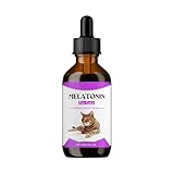 Katzen-Einschlafhilfe, 60 ml Diättropfen – Entspannende Lösung für Tierarztbesuche, Kistentraining, Zuhause, Auto, Fahrt, Pflege, Reisen, Gewitter