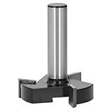 Marhynchus CNC-Spoilboard-Oberflächenfräser mit 1/2-Zoll-Schaft, 3-schneidiger Hartmetall-Holzfräser Zum Schlitzen von Holz und Zum Abflachen von Platten, Verhindert Rückschlag für Glatte Schnitte