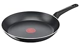 Tefal B57005 Pfanne Bratpfanne Simple Cook Ø 26 cm | Antihaft Beschichtung | Aluminium | Titanversiegelung | Thermo-Spot Temperaturanzeiger | PFOA-frei | Wärmeverteilungsboden | Schwarz