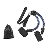 LIUPOCVRE Widerstandsband für Gesäß, Kabel für Maschine mit Knöchel, Gurt für Beine, Bauchmuskeln, Hüfte, Fitnessstudio, Fitnessausrüstung (Blau 60 lb)