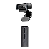 Logitech C920 HD PRO Webcam + Ultimate Ears Boom 3 Tragbarer Bluetooth-Lautsprecher