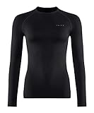 FALKE Damen Baselayer-Shirt Maximum Warm Tight, Synthetik, 1 Paar, Schwarz (Black 3000), M