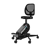 ERGOSPOT ERGOBIKE Tischfahrrad Fahrrad Stuhl Heimtrainer Pedaltrainer Heimfahrrad Trainingsfahrrad Home Office Trainer Höhenverstellbar bis 120KG (schwarz)