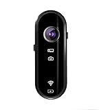 TKMARS Mini Thumb Actionkamera Motorradhelmkamera Reiten 1080p Tauchkamera mit Wasserdichter Silikonhülle, Bildstabilisator und WLAN-Verbindung für Smartphones