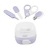 Toddmomy 4 Stück Pedicure Kit Teilig mit Sicherem Nagelknipser Kindersicheres Cartoon Design Schutz vor Quetschen Nagelfeile für Neugeborene und Kleinkinder