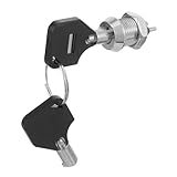 Homoyoyo Industrielles Sicherheitsschloss Schlüsselschalter für Steuerungsschrank Kindersicherung Vielseitig Einsetzbar für Aktenschrank und Briefkasten