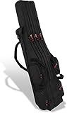 normani Fishing Sports Rutentasche Anglertasche 160 cm Länge mit 3 Kammern bis 6 Ruten für Angelruten, Kescher und Rutenhalter Farbe Schwarz Größe 1,60 m