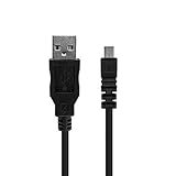 USB-Kabel komp. zu Panasonic Lumix DMC-FZ1000, DMC-FZ300, DMC-FZ200, DMC-GX1, DMC-GX8, DMC-LX100, DMC-SZ10, DMC-TZ31, DMC-TZ41, DMC-TZ61, DMC-TZ71, Kamera Datenkabel 1,5m, Verbindungskabel von Weiss