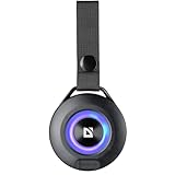 Defender Enjoy 20 Bluetooth Lautsprecher Klein - Mini Lautsprecher Bluetooth, Musikbox, BT Speaker, mit MP3-Player und FM-Empfänger, Bequemer Anhänger & LED-Beleuchtung, True Wireless Stereo Soundbox