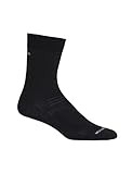 Icebreaker Merino Damen aus Wolle, Mittelgroß, für Damen Wandersocken, Schwarz, M EU