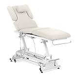 Physa Nantes BEIGE_PH Massageliege 3 Motoren 200 kg Beige Massagebank Therapieliege Behandlungsliege