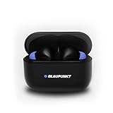 Blaupunkt TWS 20 In-Ear Kopfhörer mit True Wireless Stereo - Bluetooth Kopfhörer mit Touch-Control-Technologie, ideal geeignet für Sport, Perfekter Halt, USB-C Anschluss, mit Ladeschale, schwarz