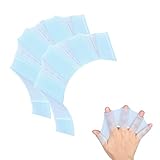 SEMINISMAR Schwimmflossen,Hand Schwimmflossen, Weiches Silikonhandflossen,Schwimmhandschuhe Mit Palmfinger-SchwimmhäUten,Schwimmhandschuhe FüR Frauen Blau (M)