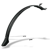 SKS GERMANY VELO 65 MOUNTAIN REAR 29'' Hinterrad-Schutzblech inkl. Streben (Spritzschutz für Mountainbikes, für Reifenbreite 52 - 60 mm, Winkelbefestigung, inkl. Streben und Rahmenclip)