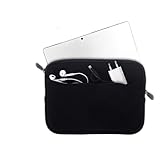 honju Darkroom Microsoft Surface Go/Surface Go 2 / Surface Go 3 / Surface Go 4 Tasche (Neopren Sleeve mit großem Außenfach, Mikrofaser Innenseite, Leichtgängiger Reißverschluss)