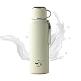 Isolierte Kaffeeflasche - 1L auslaufsicherer Isolier-Kaffeebecher - Thermobecher für heiße Getränke | für Reisen, Zuhause, Büro, Schule, Camping, Wandern, Radfahren,