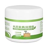 Holzwachs – Schmierfett Für Holzmöbel | Geräuschdämpfendes Fett Für Schubladenschienen, Türscharniere, Fensterschienen | Klemmfreies Kugellager-Scharnieröl, Möbelpflege, Holzschutz, Gleitmittel